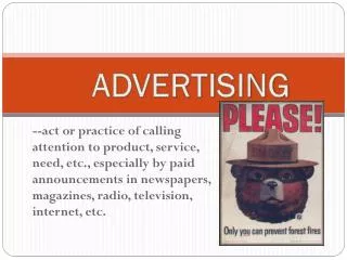 advertising