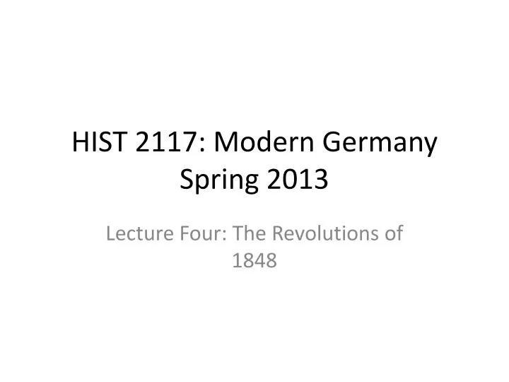 hist 2117 modern germany spring 2013