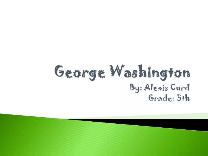 george washington