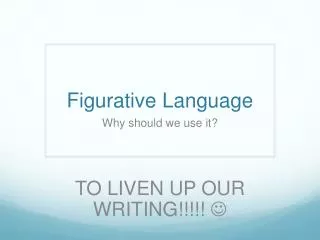 Figurative Language