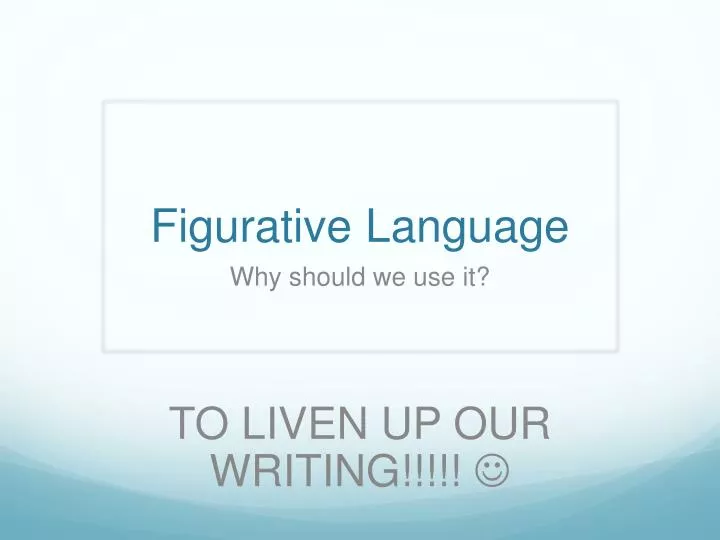 figurative language