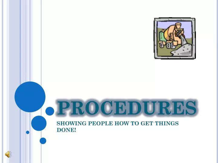 procedures