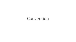 Convention