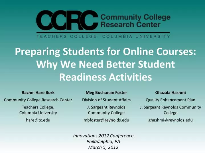 preparing students for online courses why we need better student readiness activities
