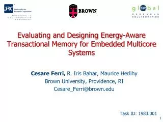 Evaluating and Designing Energy-Aware Transactional Memory for Embedded Multicore Systems
