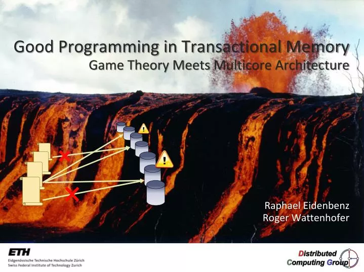 good programming in transactional memory game theory meets multicore architecture