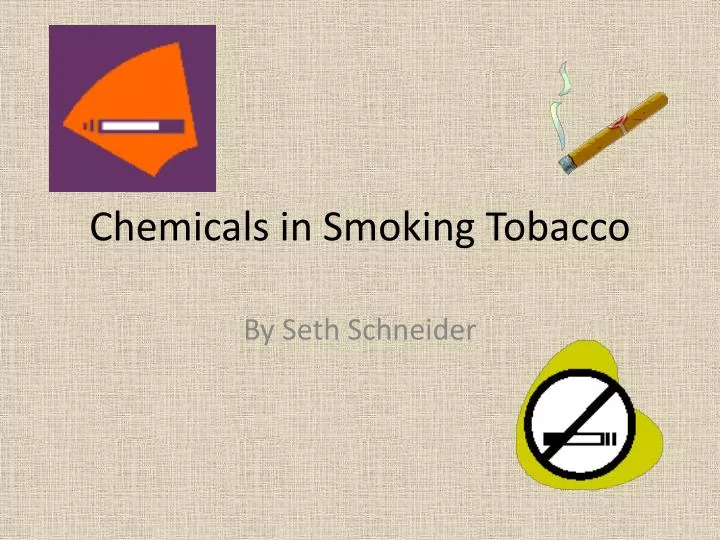 chemicals in smoking tobacco