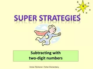 Subtracting with two-digit numbers