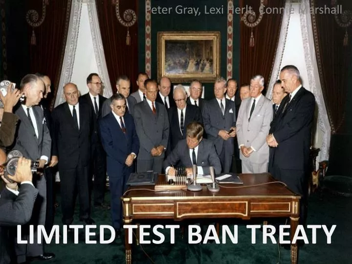 limited test ban treaty