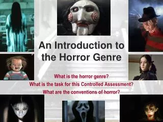 An Introduction to the Horror Genre