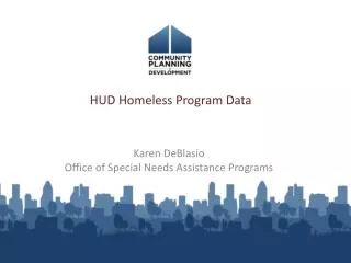 HUD Homeless Program Data