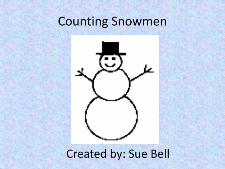 counting snowmen