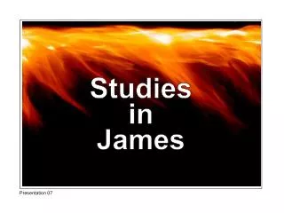 Studies in James