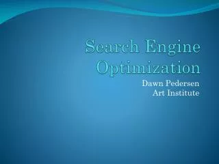 Search Engine Optimization