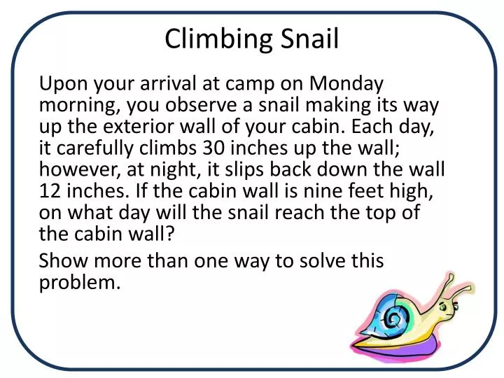 climbing snail