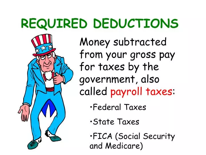 required deductions