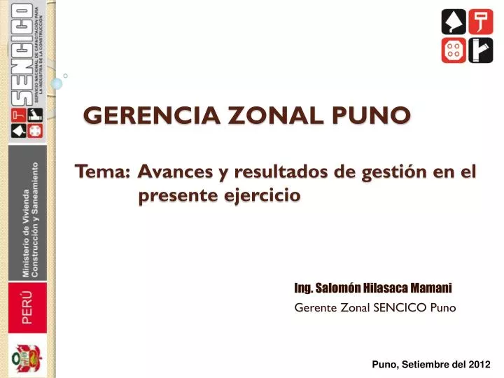 gerencia zonal puno