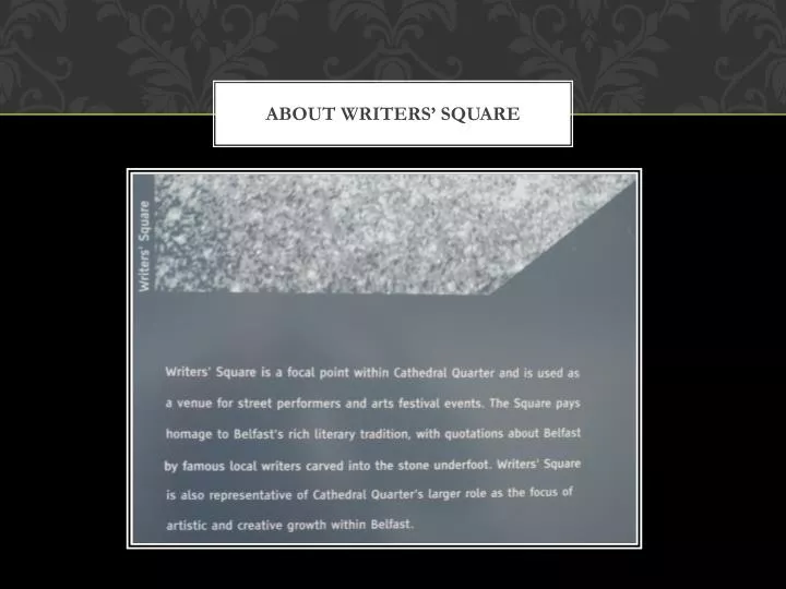 about writers square