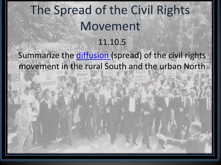 the spread of the civil rights movement