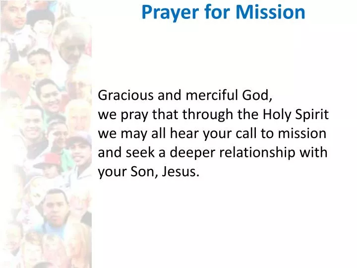 prayer for mission