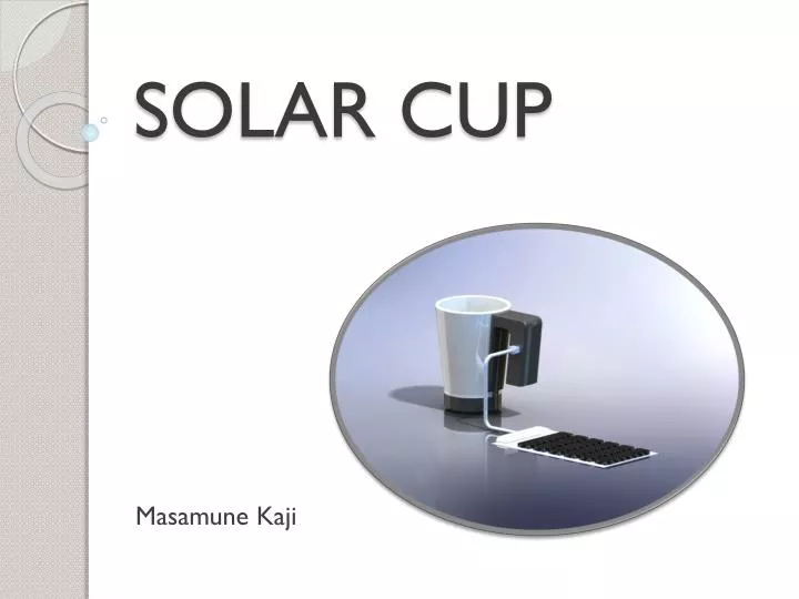 solar cup