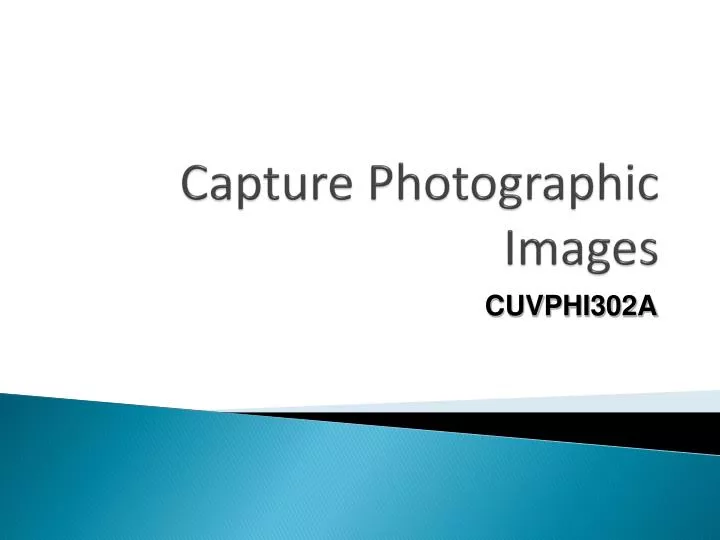capture photographic images