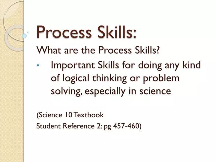 process skills