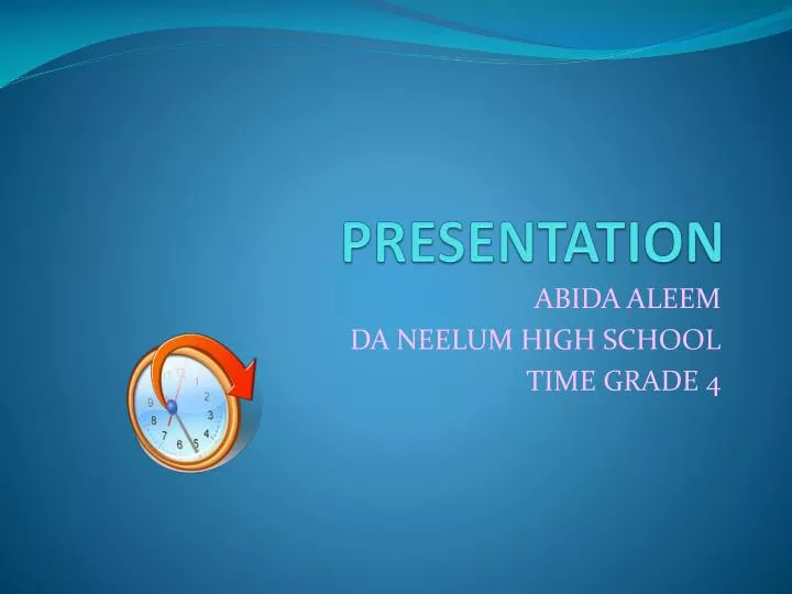 presentation