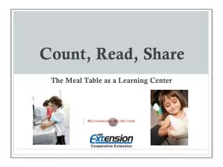 Count, Read, Share