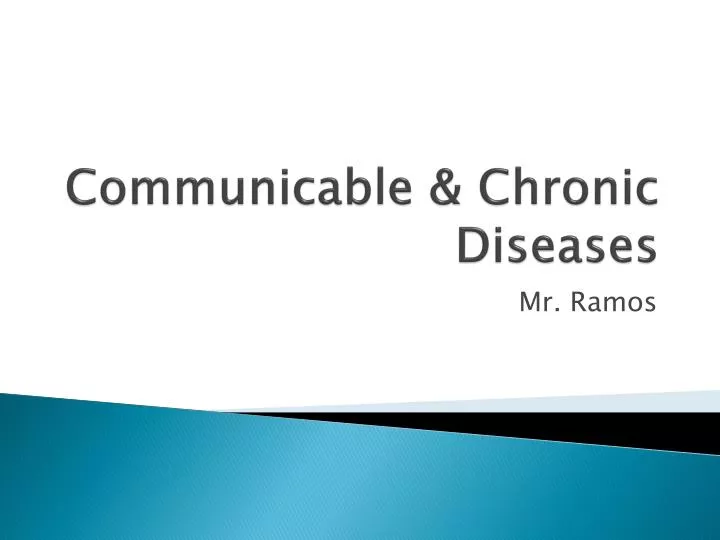 communicable chronic diseases