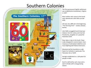 Southern Colonies