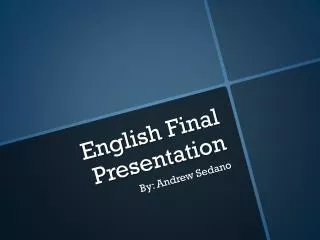 English Final Presentation
