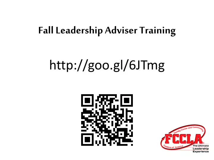 fall leadership adviser training