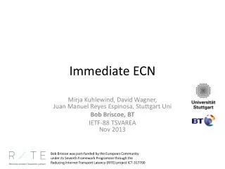 Immediate ECN