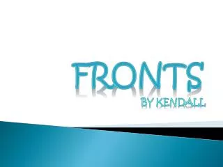 fronts