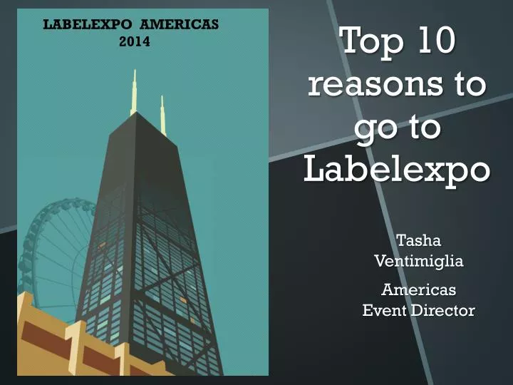 top 10 reasons to go to labelexpo