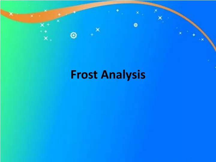 frost analysis