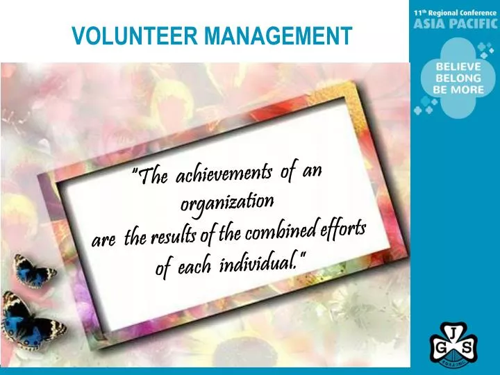 volunteer management