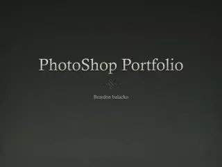 PhotoShop Portfolio