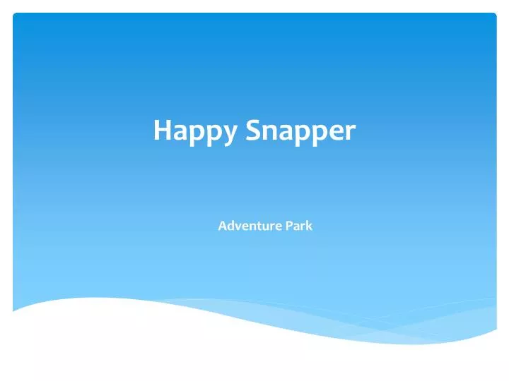happy snapper