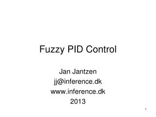 Fuzzy PID Control