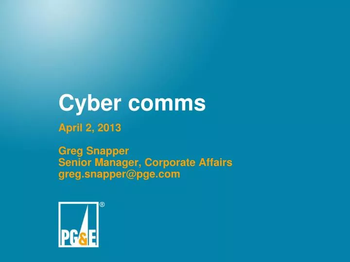 cyber comms