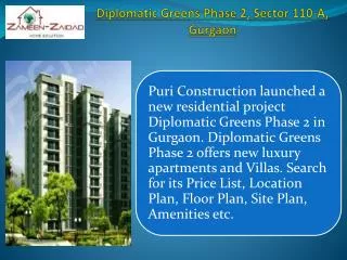 Diplomatic Greens Phase 2 Gurgaon