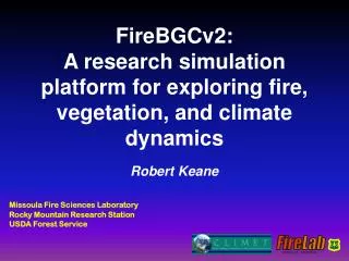 FireBGCv2: A research simulation platform for exploring fire, vegetation, and climate dynamics