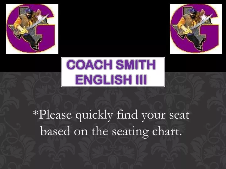coach smith english iii
