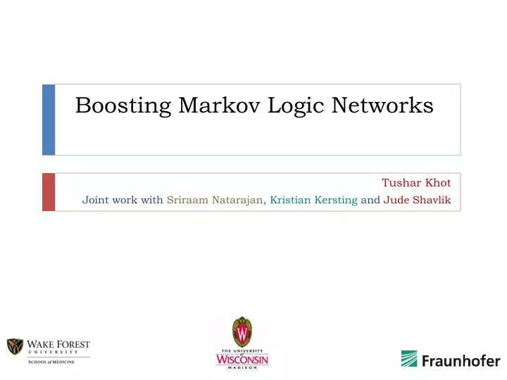 boosting markov logic networks