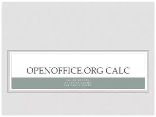 openoffice org calc