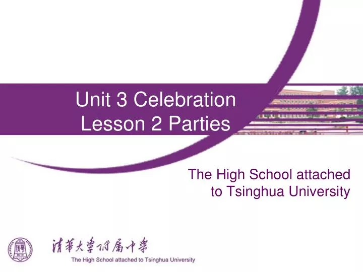 unit 3 celebration lesson 2 parties
