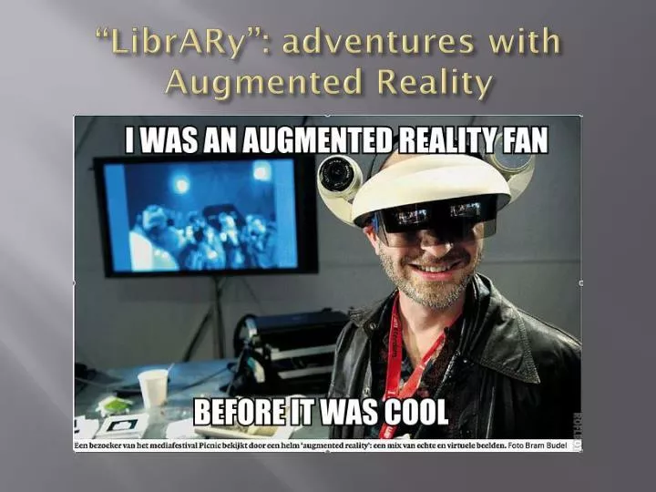 library adventures with augmented reality