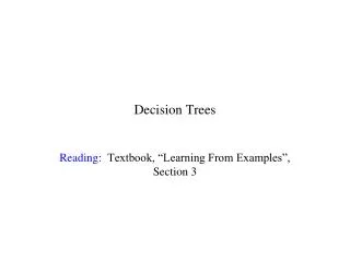 Decision Trees